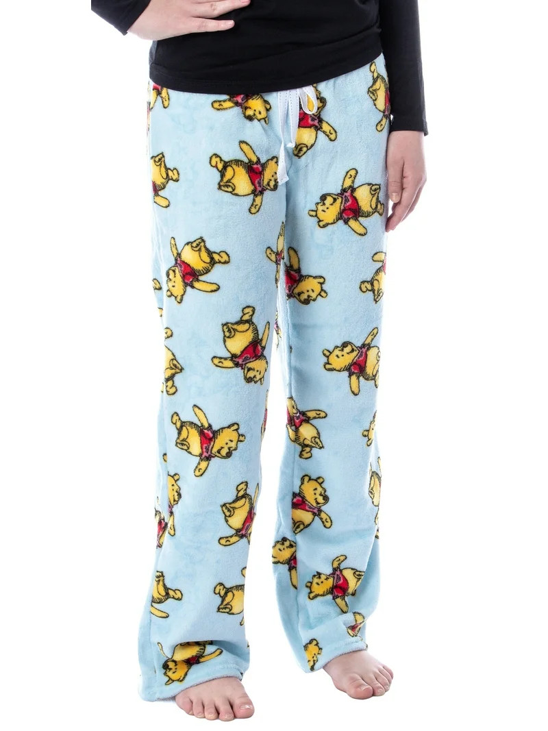 Disney Women's Winnie The Pooh Sketch Toss Print Loungewear Pajama Pants with Drawstring and Elas... | Walmart (US)