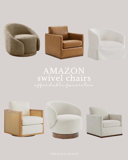 Affordable swivel chairs on Amazon!

#LTKHome