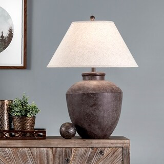 Brooklyn Rug Co Lindos 30" Resin Table Lamp - 22"W x 22"D x 30"H | Bed Bath & Beyond