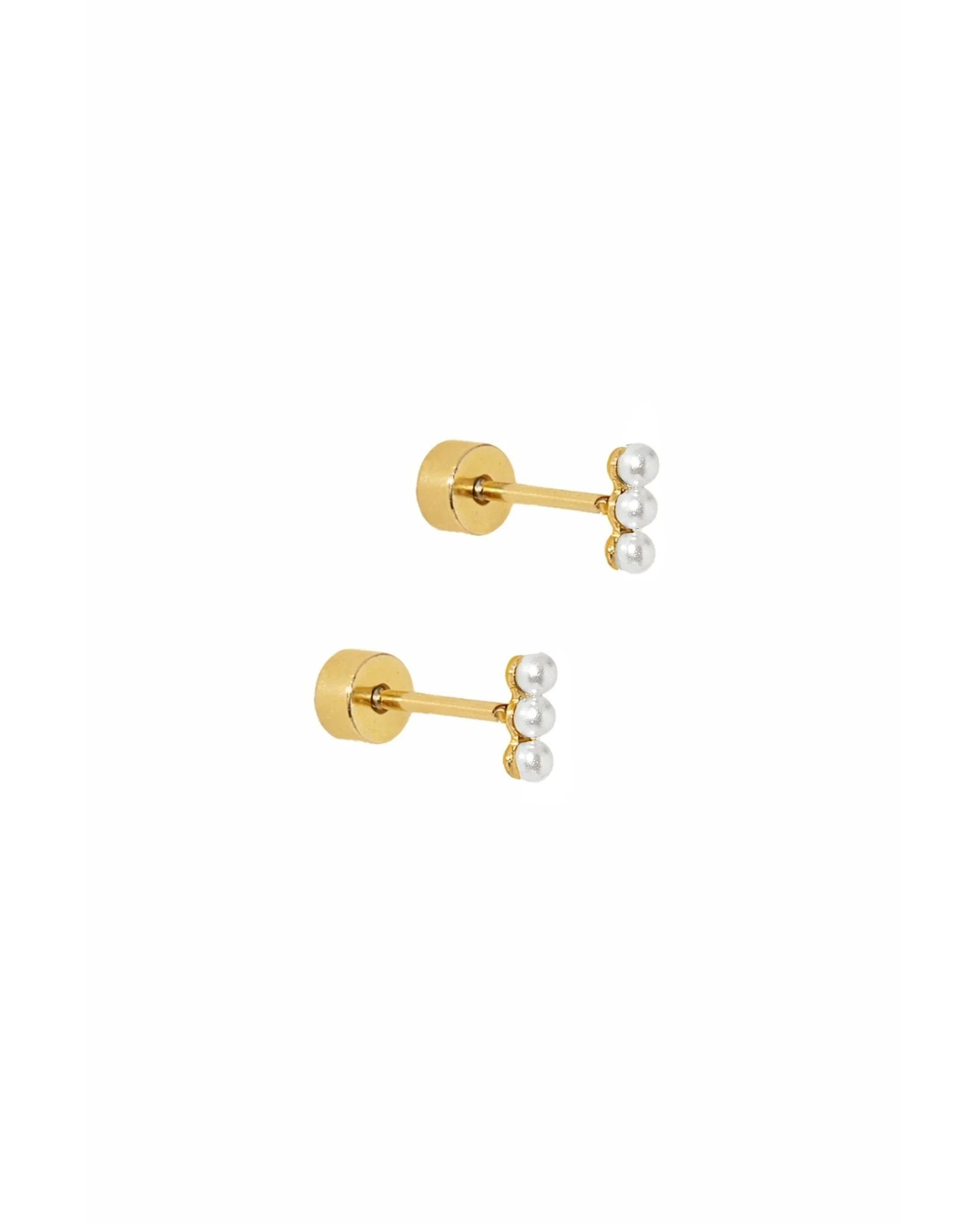 Screwback Stud Earrings - Janie Pearl | LINNY CO LLC