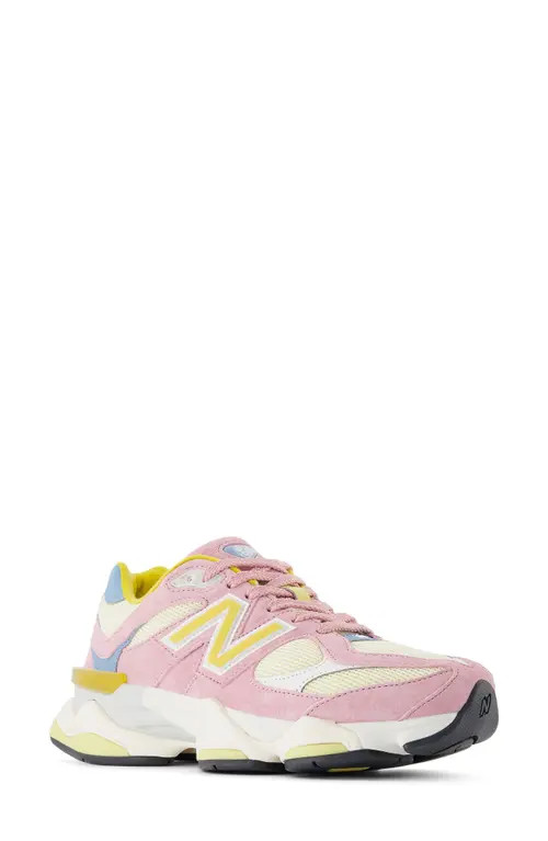 New Balance Gender Inclusive 9060 Sneaker in Pink Taffy/Calcium at Nordstrom, Size 11.5 Women's | Nordstrom