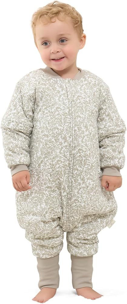 Mosebears Baby Sleep Sack with Legs,Cotton Baby Sleep Sack for Toddler Thicken 2.5 TOG | Amazon (US)