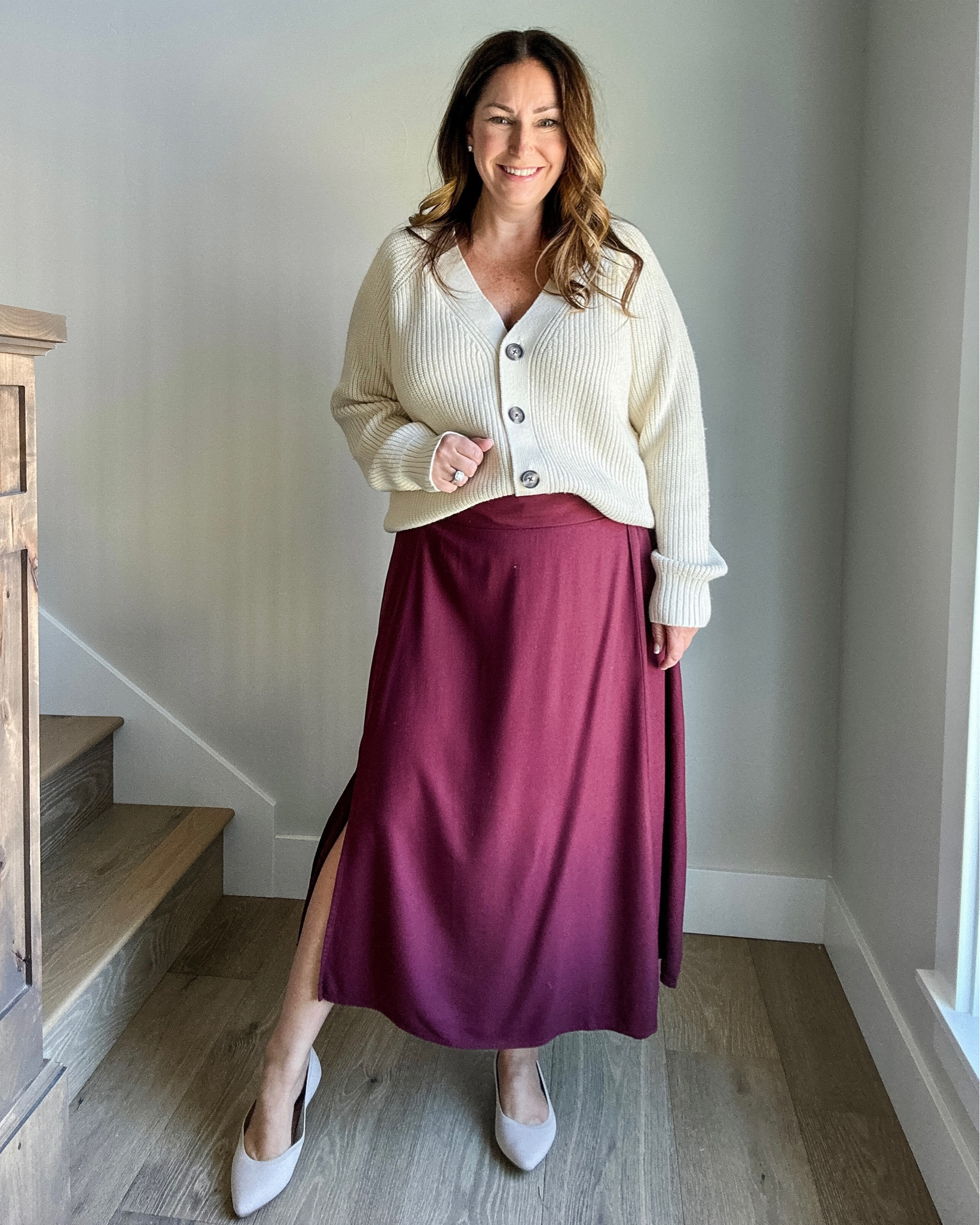 Teacher outfit for back to school 50% off old navy 

Fit tips: Sweater size down if in-between, L // skirt tts, L

Teacher outfit workwear back to school work business casual old navy affordable outfit midsize outfits TheRecrutierMom 

#LTKWorkwear #LTKMidsize #LTKSummerSales