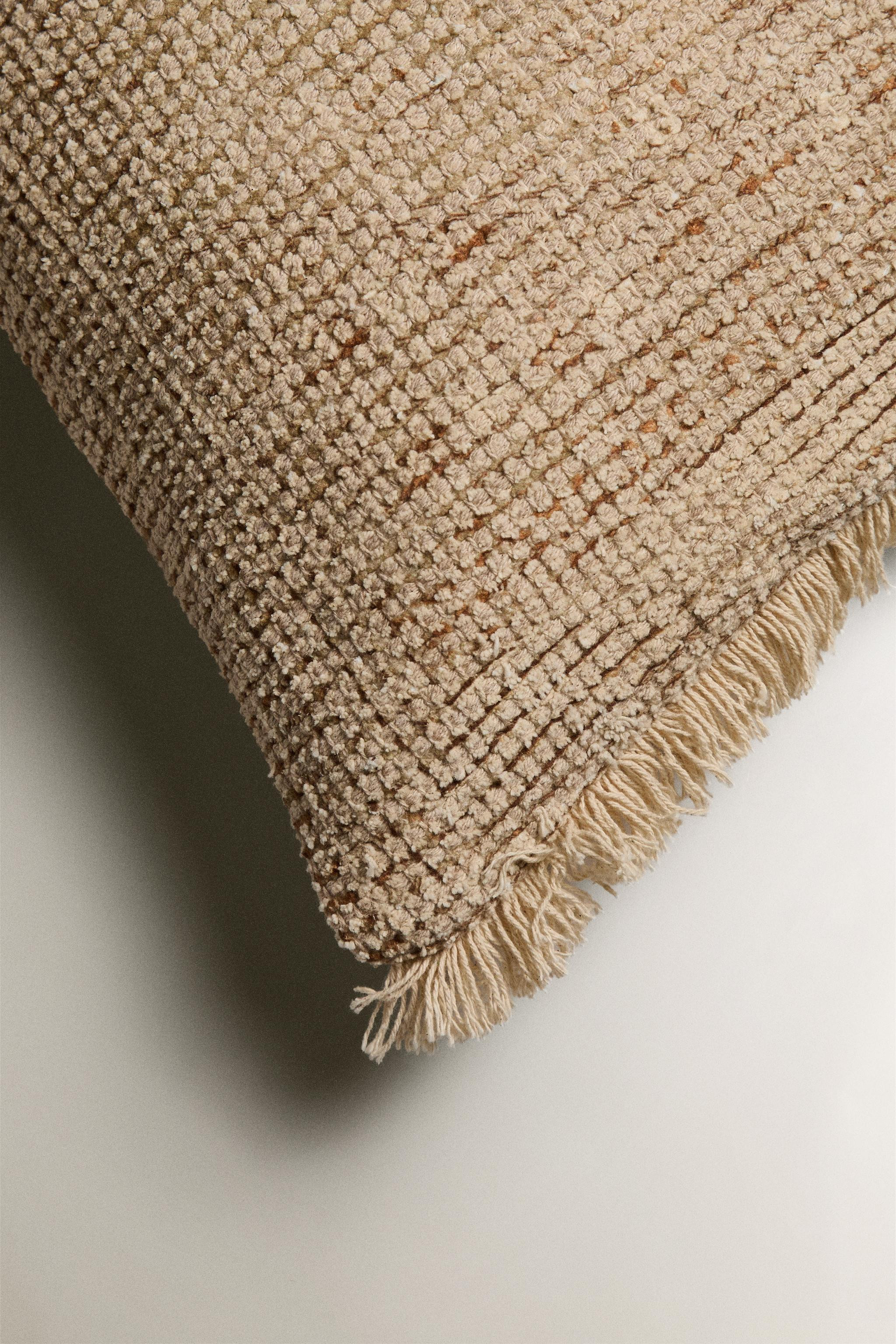 FRINGED THROW PILLOW COVER | Zara US
