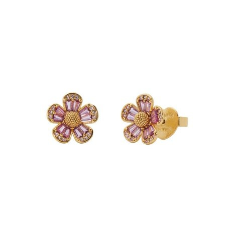 Kate Spade New York Women s Fleurette Stud Earrings Gold Pink | Walmart (US)