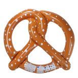 Pool Central Inflatable Brown and White Giant Pretzel Pool Ring Float, 63-Inch | Target