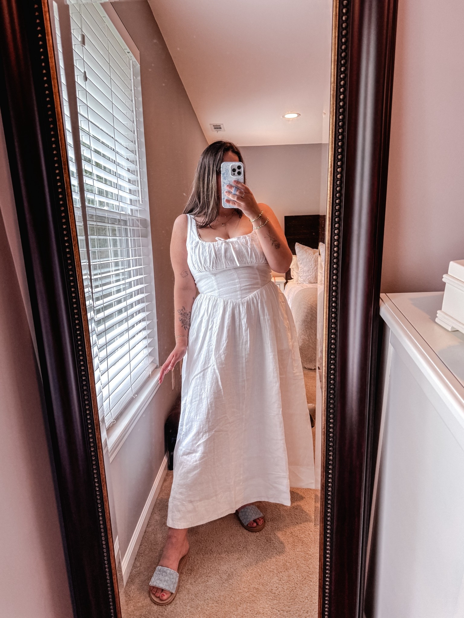 100% linen and under $90! I’m wearing a size large!

#LTKSeasonal #LTKWedding #LTKMidsize