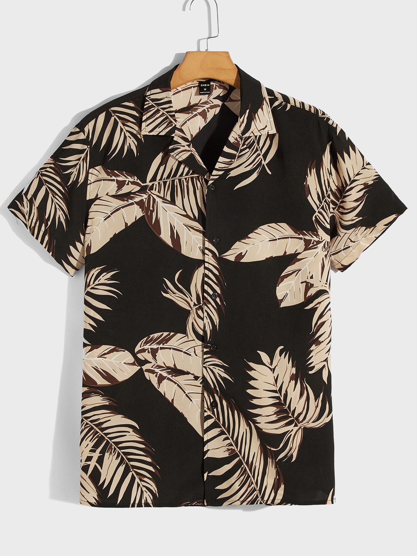 Manfinity RSRT Men Tropical Print Shirt | SHEIN