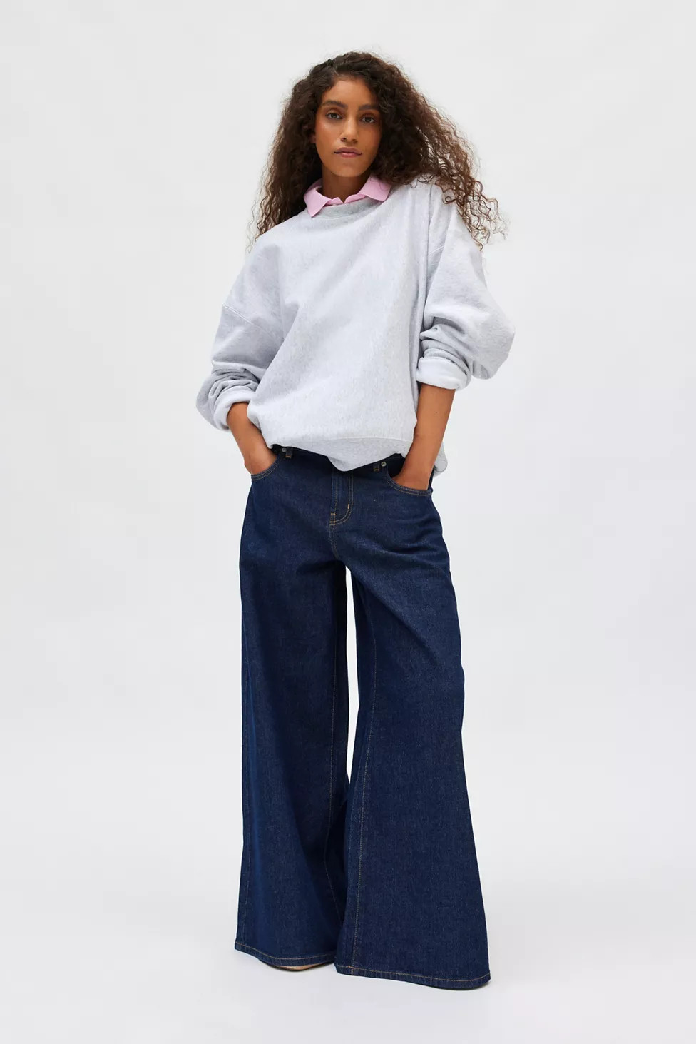 BDG Joey Full Length Wide Leg Jean | Urban Outfitters (US and RoW)