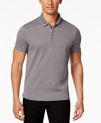 Alfani Men's Ottoman Zip Polo, Created for Macy's  & Reviews - Polos - Men - Macy's | Macys (US)