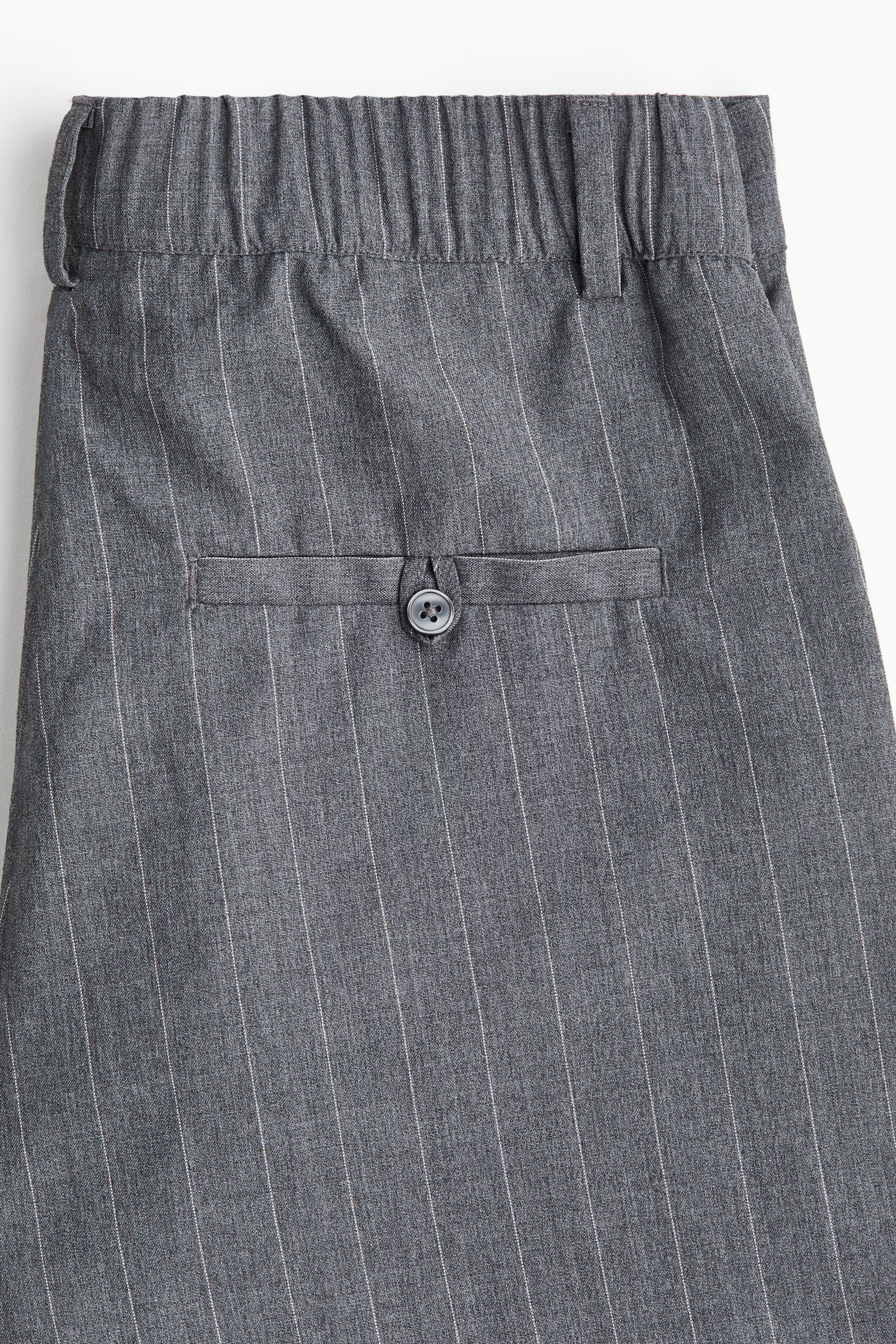 Tailored trousers - Grey marl/Pinstriped - Ladies | H&M GB | H&M (UK, MY, IN, SG, PH, TW, HK)