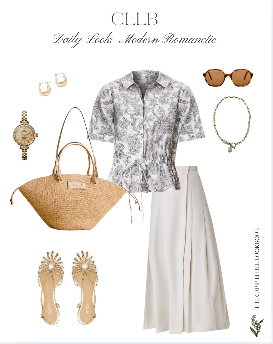 ✨Modern Romantic Chic✨

Embrace effortless elegance with this dreamy, modern romantic look. A delicate floral blouse paired with a flowy ivory skirt creates the perfect balance of structure and softness. The woven tote and embellished sandals add a touch of French Riviera charm, while gold jewelry and tortoise sunnies keep it timelessly chic.

Why I Love This Outfit:

✨ Effortless Elegance – The flowy ivory skirt and delicate floral blouse create a timelessly chic look that feels polished yet relaxed, perfect for embodying that effortless French-inspired style.

✨ Versatile & Feminine – This outfit transitions seamlessly from day to evening, whether you’re grabbing a coffee, heading to brunch, or enjoying a sunset stroll. The soft silhouettes and neutral tones make it endlessly wearable.

✨ Romantic Details – From the intricate floral print to the woven accessories and delicate gold jewelry, every element adds a touch of softness and charm, making this look both refined and dreamy.

TO SHOP THE PHONE CASE VISIT PETALUMECOVERS.COM AND FOLLOW @PETALUMECOVERS ON INSTAGRAM ✨

#ModernRomantic #EffortlessChic #FrenchStyle #ClassicFeminine #WardrobeInspiration #TimelessStyle

#LTKStyleTip #LTKOver40 #LTKSaleAlert