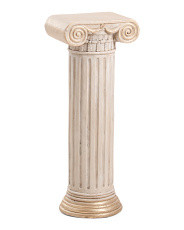13x10x31 Magnesium Look Ribbed Column Pedestal Stand | Plants & Planters | Marshalls | Marshalls