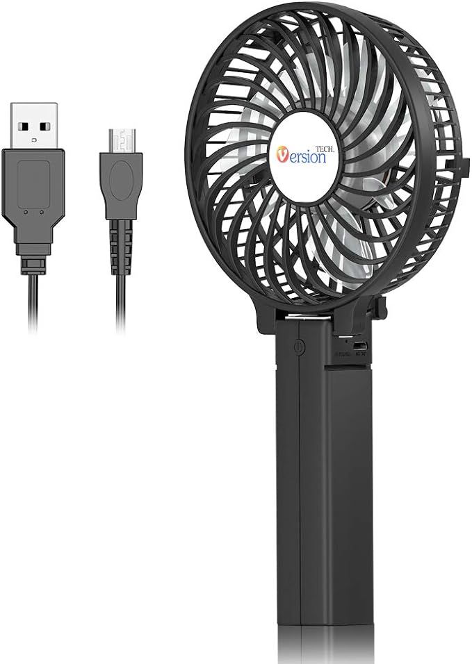 VersionTECH. Mini Handheld Fan, USB Desk Fan, Small Personal Portable Table Fan with USB Recharge... | Amazon (US)