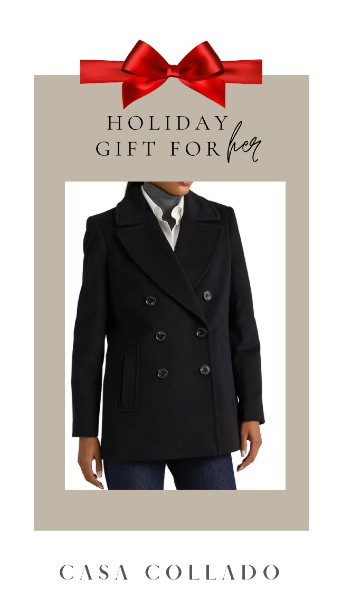 The quintessential Ralph Lauren look. The perfect peacoat for that special outing. 🧥 

#coat #sale #ralphlauren #wintercoat #salealert #giftguide 

#LTKGiftGuide #LTKSeasonal #LTKHoliday