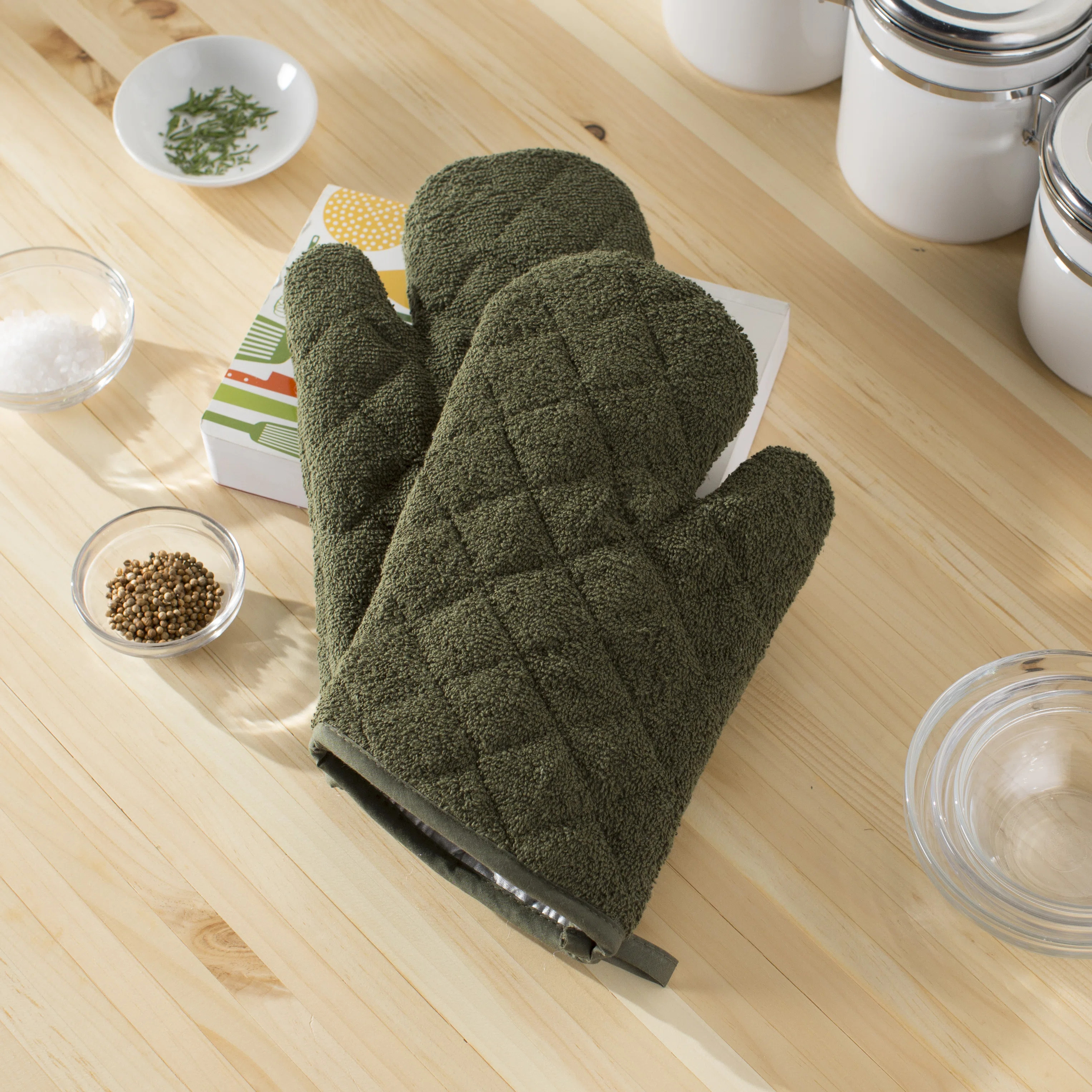 Prep & Savour Damontray 2-Piece Oven Mitt & Reviews | Wayfair | Wayfair North America