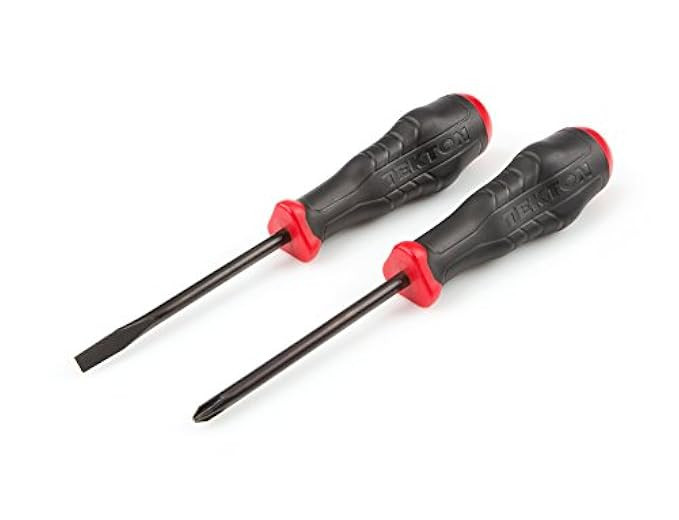 TEKTON 26752 Slotted and Phillips Screwdriver Set, 2-Piece | Amazon (US)