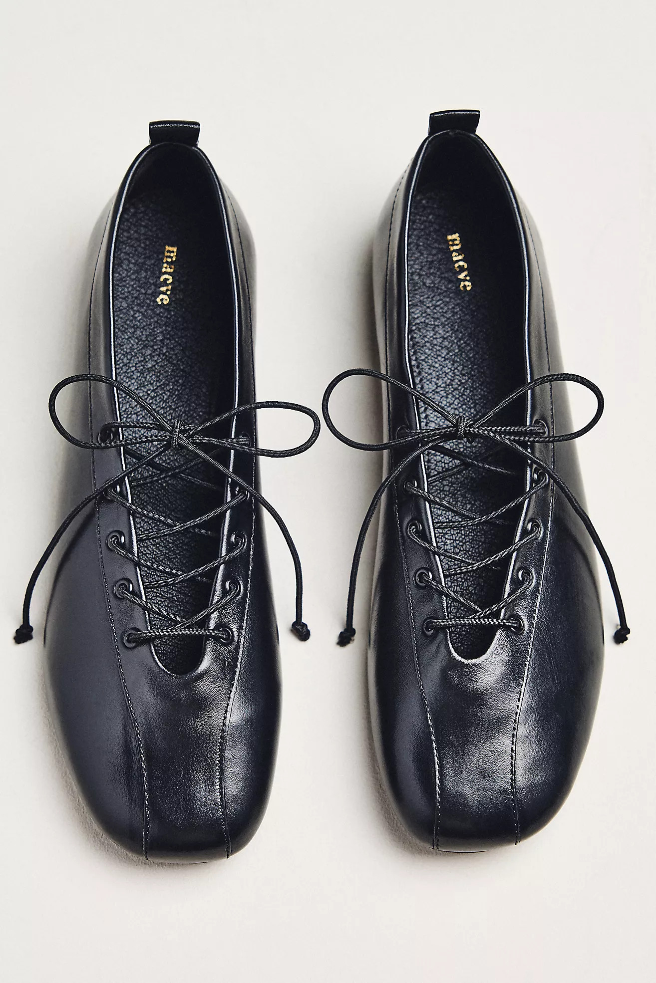 Maeve Lace-Up Ballet Flats | Anthropologie (US)