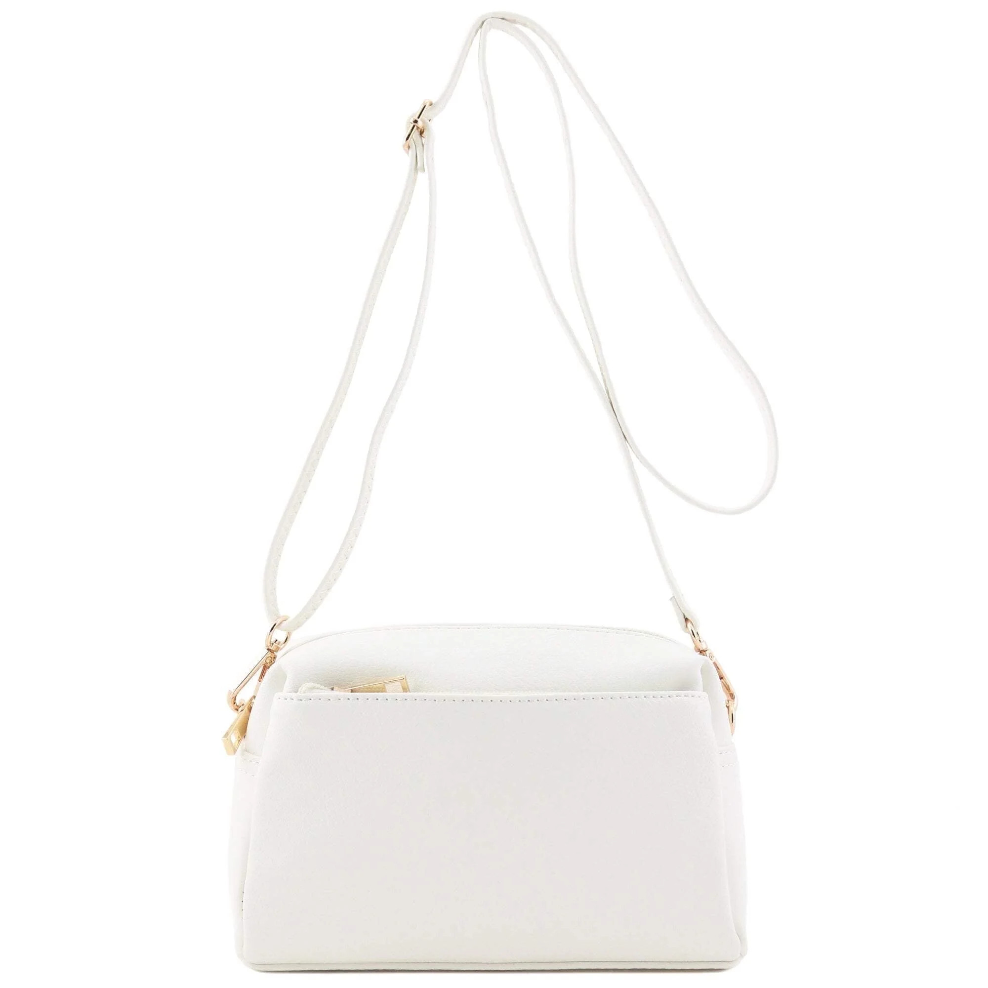 FashionPuzzle Small Triple Zip Crossbody Bag | Walmart (US)