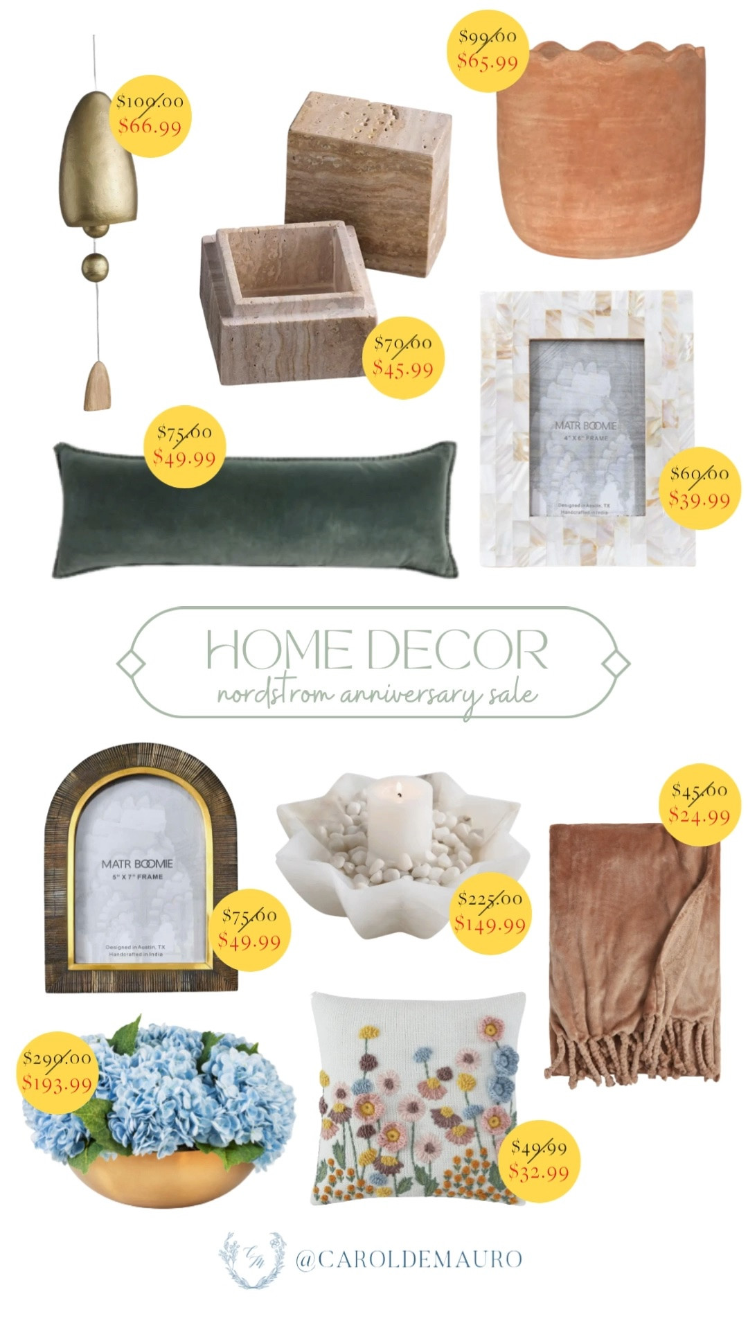 nordstrom anniversary sale, nsale, home decor, home accents, wavy edge planter, photo frames, candle holder, throw pillow, throw blanket, wind chime, faux hydrangeas, trinket box, discounted, on sale

#LTKHome #LTKSaleAlert