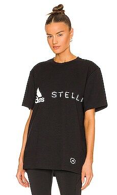 adidas by Stella McCartney Sportswear Logo T-Shirt in Black from Revolve.com | Revolve Clothing (Global)