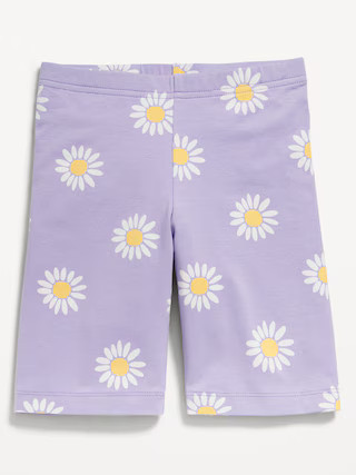 Long Jersey Biker Shorts for Girls | Old Navy (US)