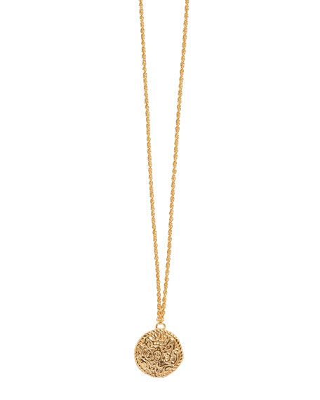 Pamela Love Shipwreck Coin Pendant Necklace | Neiman Marcus
