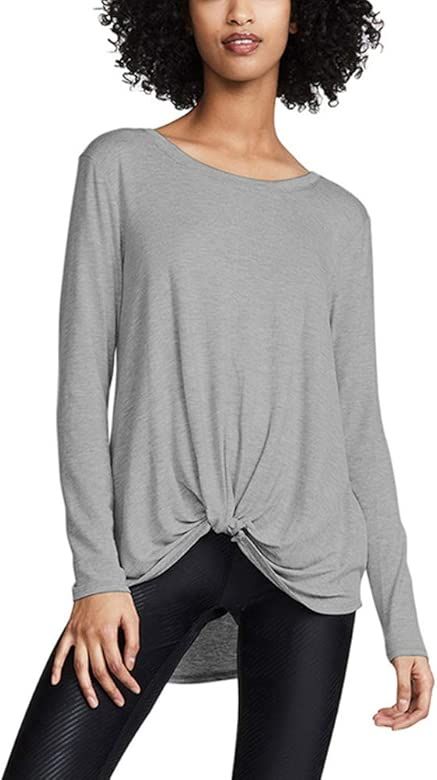 Yoga Tops Long Sleeve T Shirts Cute Sweatshirts Fall Winter Workout Clothes for Women | Amazon (US)