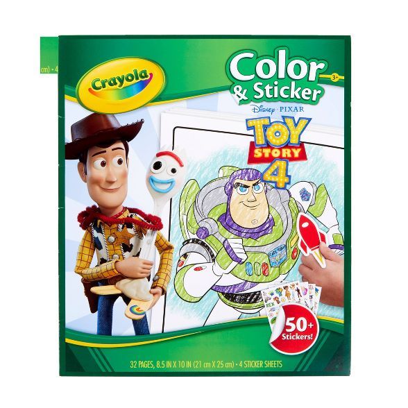 Crayola Toy Story 4 Color & Sticker Book | Target