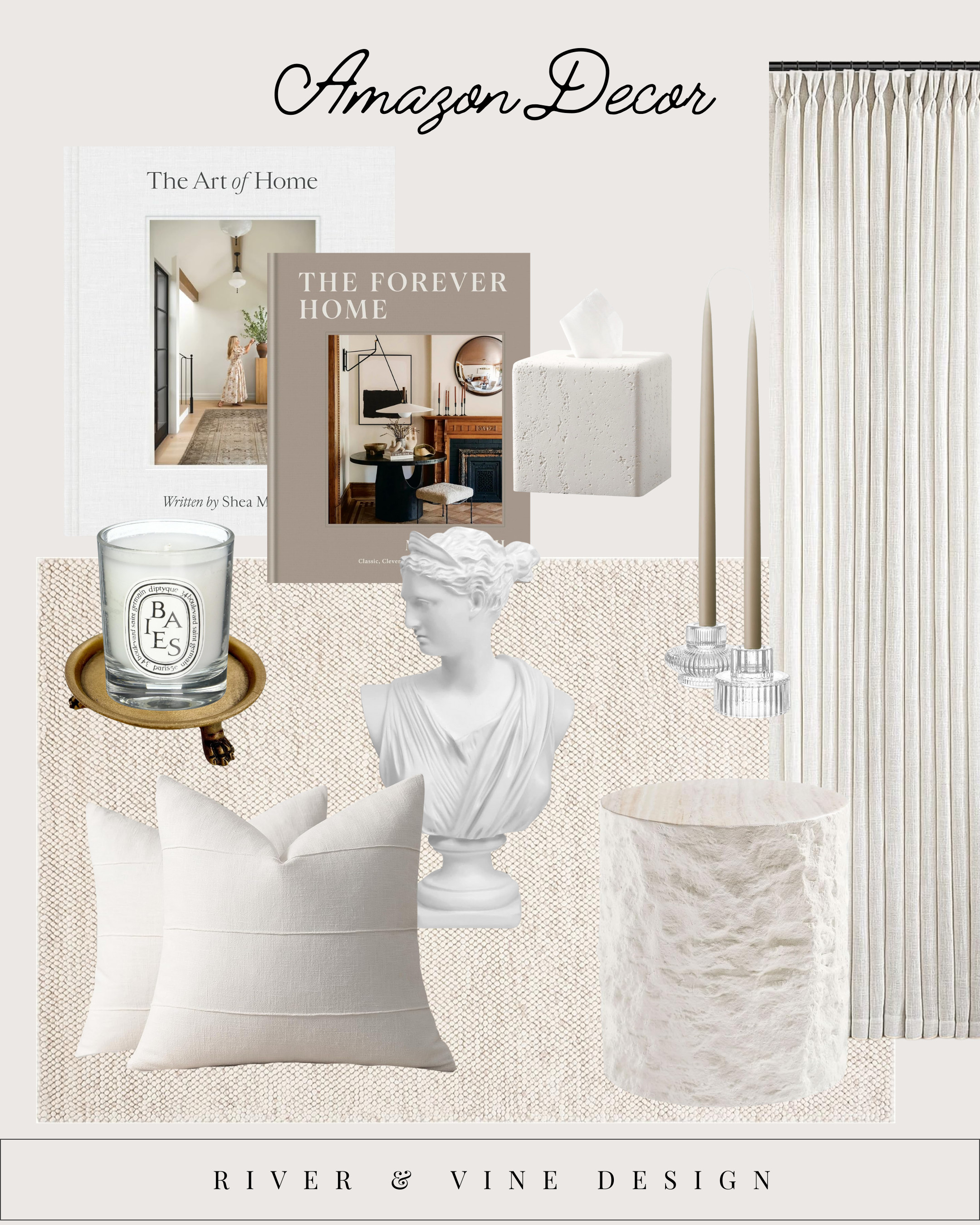 Amazon decor doesn’t have to look like Amazon decor. The trick is choosing pieces that feel sculptural, soft, and timeless instead of trendy. Think texture over color, shape over pattern, and a mix of classic materials like stone, linen, glass, and plaster. These are the kinds of finds that blend into high-end spaces without screaming budget. 

 #LTKHome