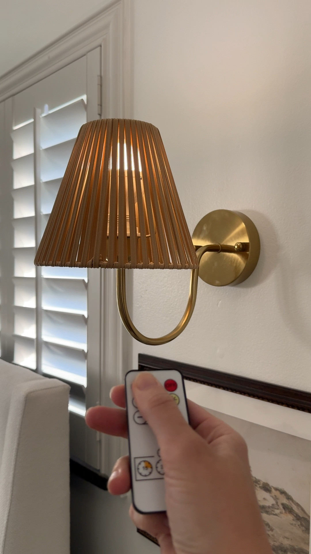 These rattan battery operated sconces are so pretty for any spot, in a bedroom, around a living room + no wiring needed! Under $30!

#LTKFindsUnder100 #LTKHome #LTKFindsUnder50