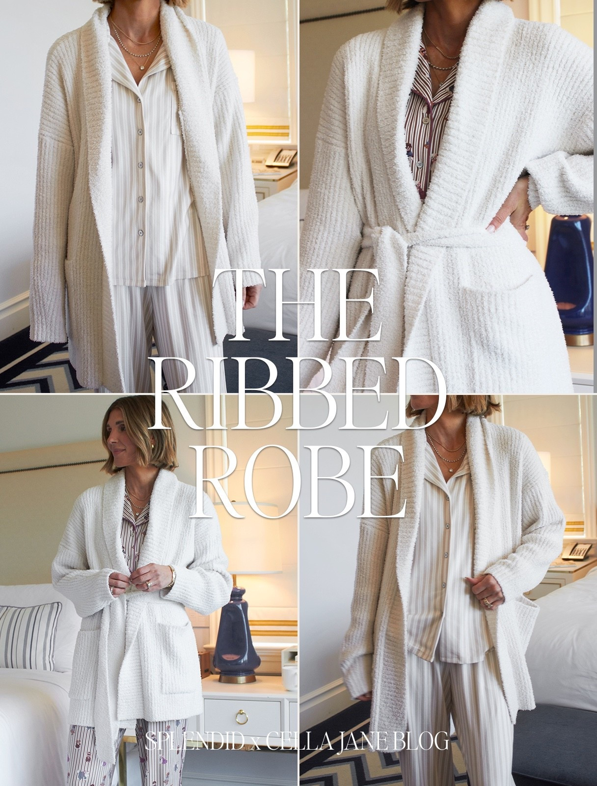 This ribbed robe is a cold weather must have! Shop my newest Splendid x Cella Jane Blog drop now.