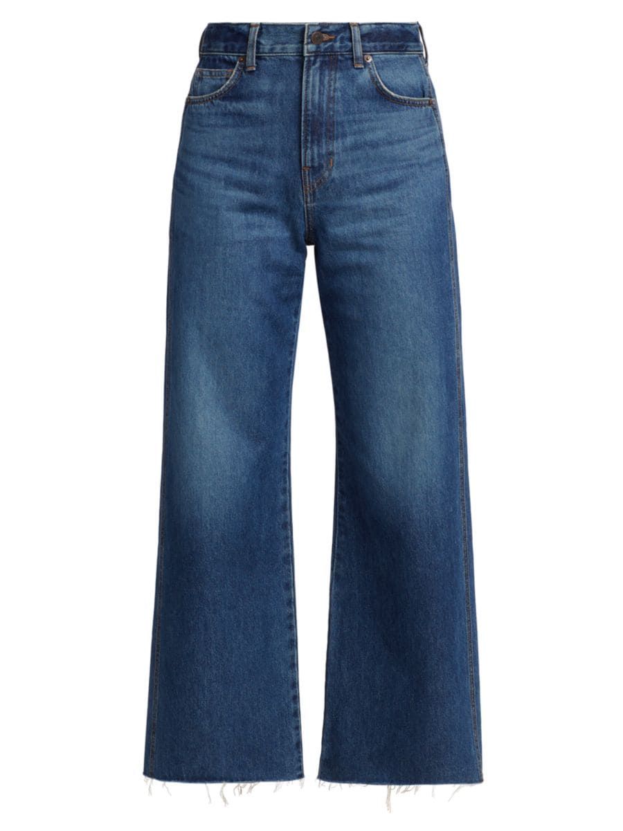 Veronica Beard Taylor Wide-Leg Jeans | Saks Fifth Avenue | Saks Fifth Avenue