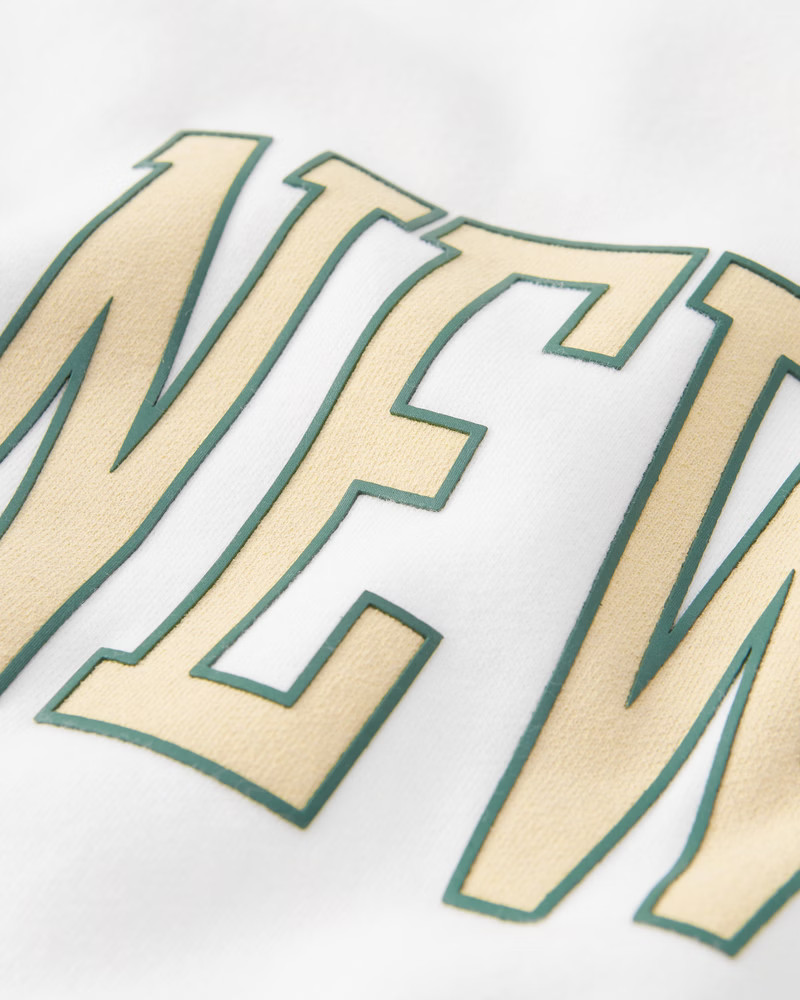 Women's 90s Sharkbite New York Graphic Sweatshirt | Women's Tops | Abercrombie.com | Abercrombie & Fitch (US)