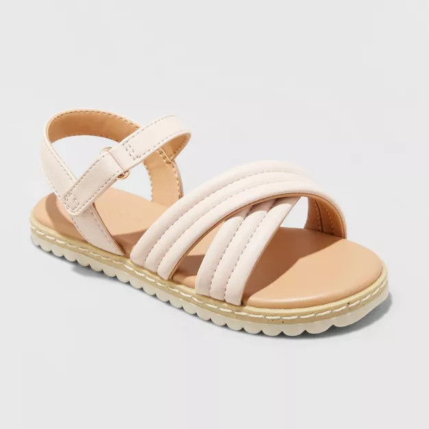 Toddler Girls' Chloe Ankle Strap Sandals - Cat & Jack™ | Target