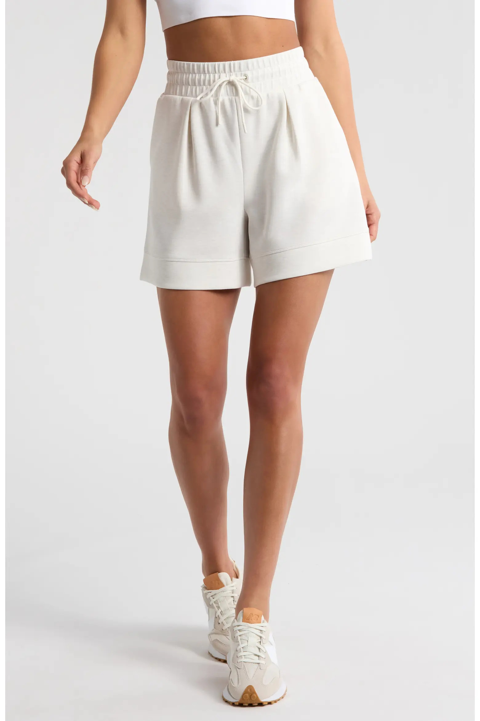 Soft Luxe High Waist Knit Shorts (Women) | Nordstrom | Nordstrom