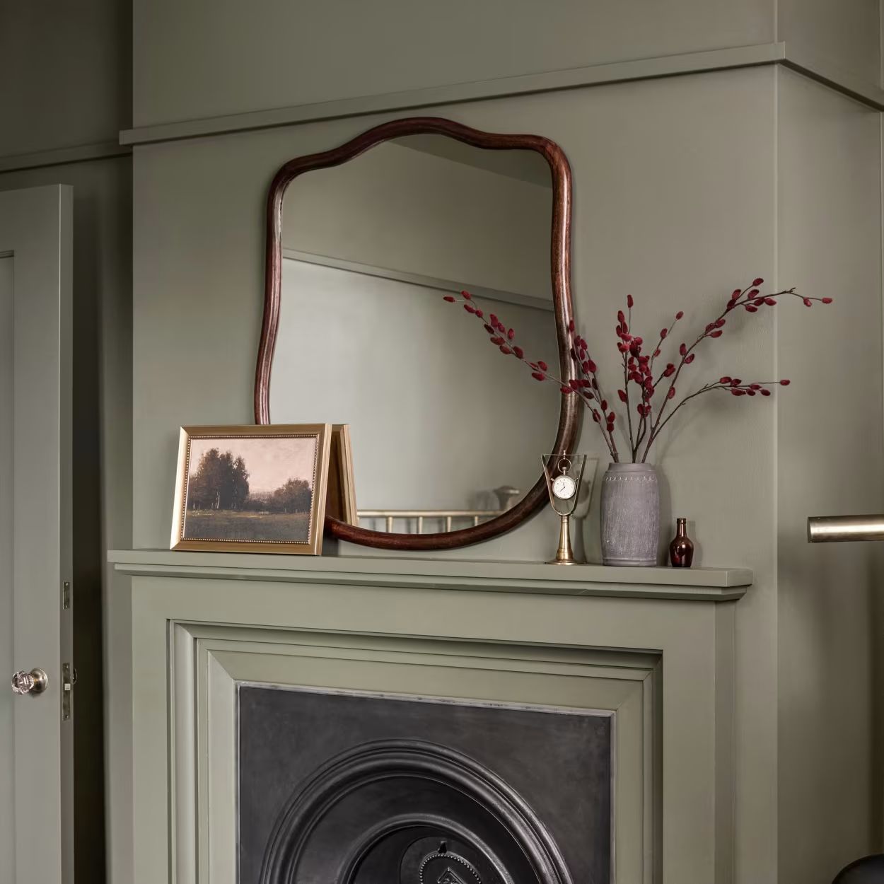 Jo's Antique Inspired Mantel Mirror | Magnolia