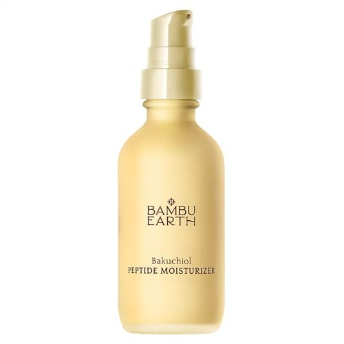 BAMBU EARTH Bakuchiol Peptide Face Moisturizer - Antioxidant-Rich Skincare Repair Cream with Plant-Based Retinol Alternative - Nourishing Botanicals for Skin Renewal, Hydration & Firmness - 2 Fl. Oz | Amazon (US)