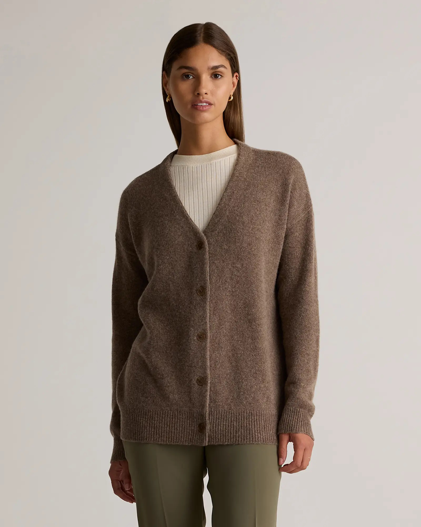100% Yak Wool Relaxed Cardigan | Quince