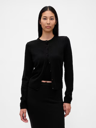CashSoft Crop Cardigan | Gap (US)