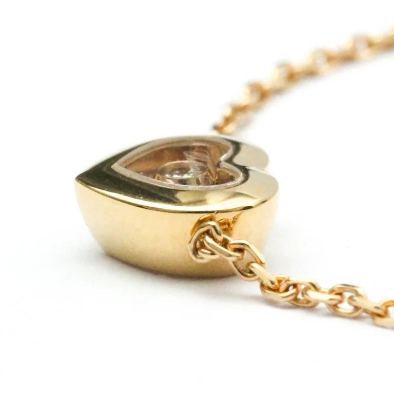 Authenticated Used Chopard Happy Diamond Heart Bracelet 85A084 Pink Gold (18K) Diamond Charm Brac... | Walmart (US)