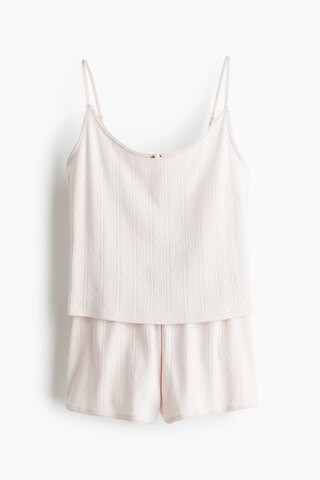 H & M - Cotton pointelle pyjamas - Pink | H&M (UK, MY, IN, SG, PH, TW, HK)