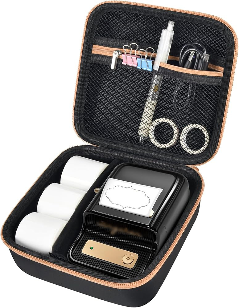 ALKOO Case Compatible with NIIMBOT B21 / B1 Label Maker Wireless Thermal Label Printer, Holder fo... | Amazon (US)