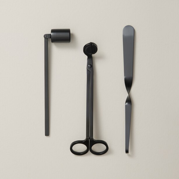 CANDLE TOOL SET OF 3 BLACK | Indigo (CA)