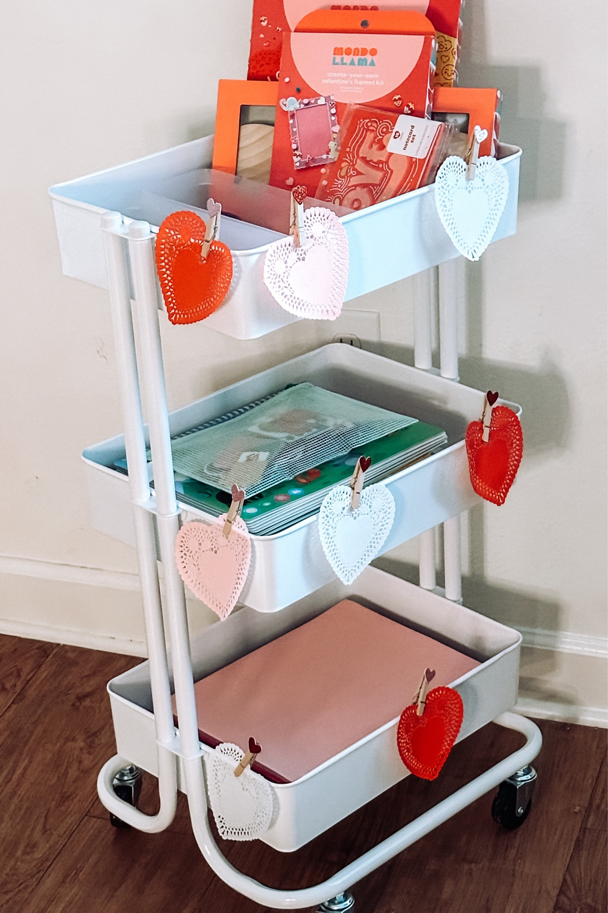 I created a fun “art cart” for my daughter and did a Valentine’s theme to keep her busy on the rainy Winter days ahead. Linking everything! 

#LTKhome #LTKkids #LTKSeasonal