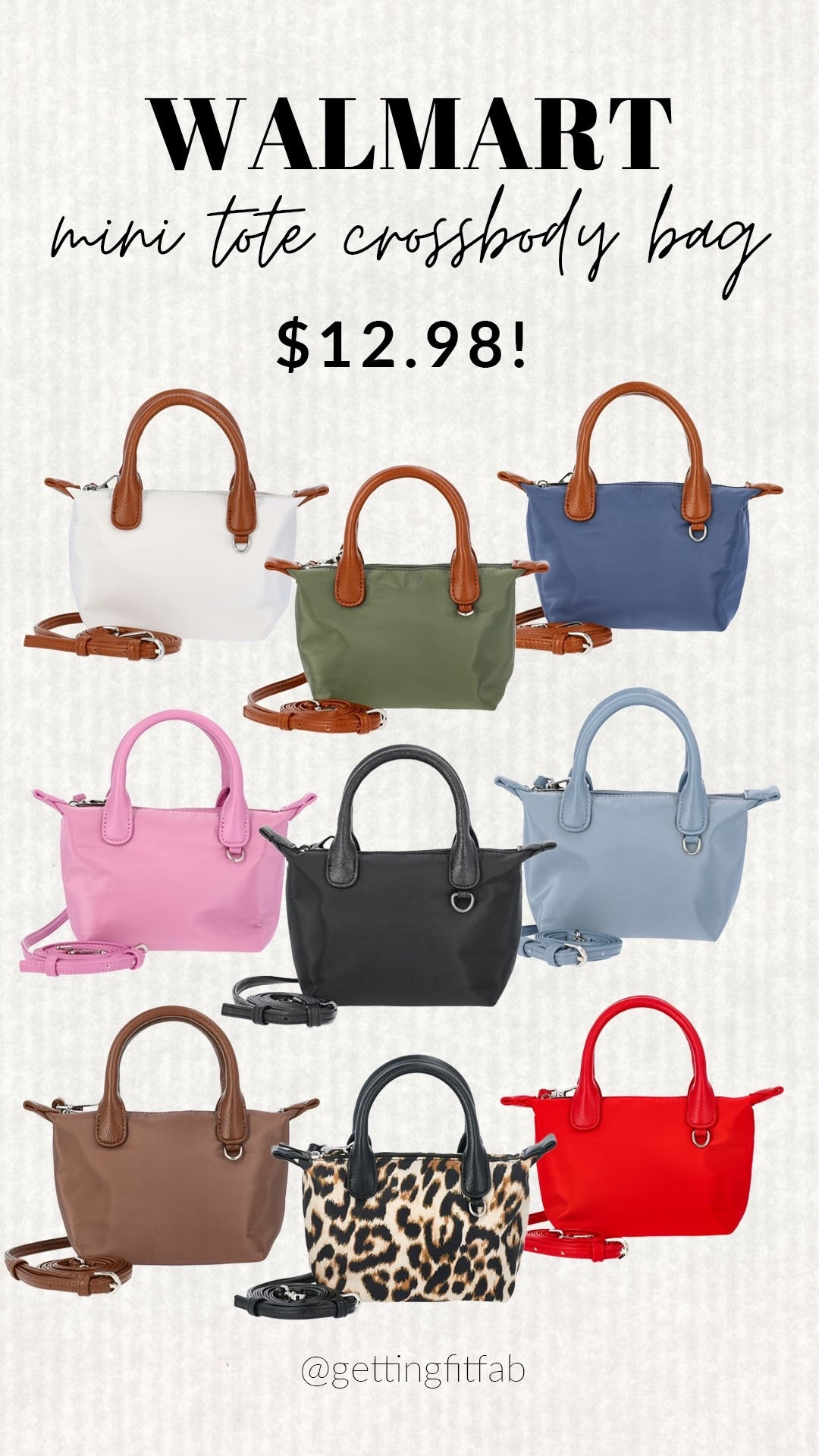 This Walmart mini crossbody bag looks like Longchamp! So cute and under $15!

#walmartfinds

Walmart finds. Walmart fashion. Walmart new arrivals. Walmart mini crossbody handbag. 

#LTKStyleTip #LTKFindsUnder50 #LTKItBag