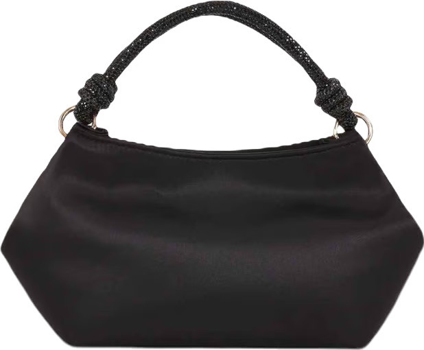 Noelle Crystal Handle Satin Pouch | Macy's