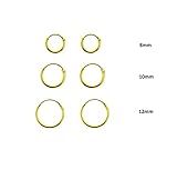 10mm Gold Hoop Earrings | Amazon (US)