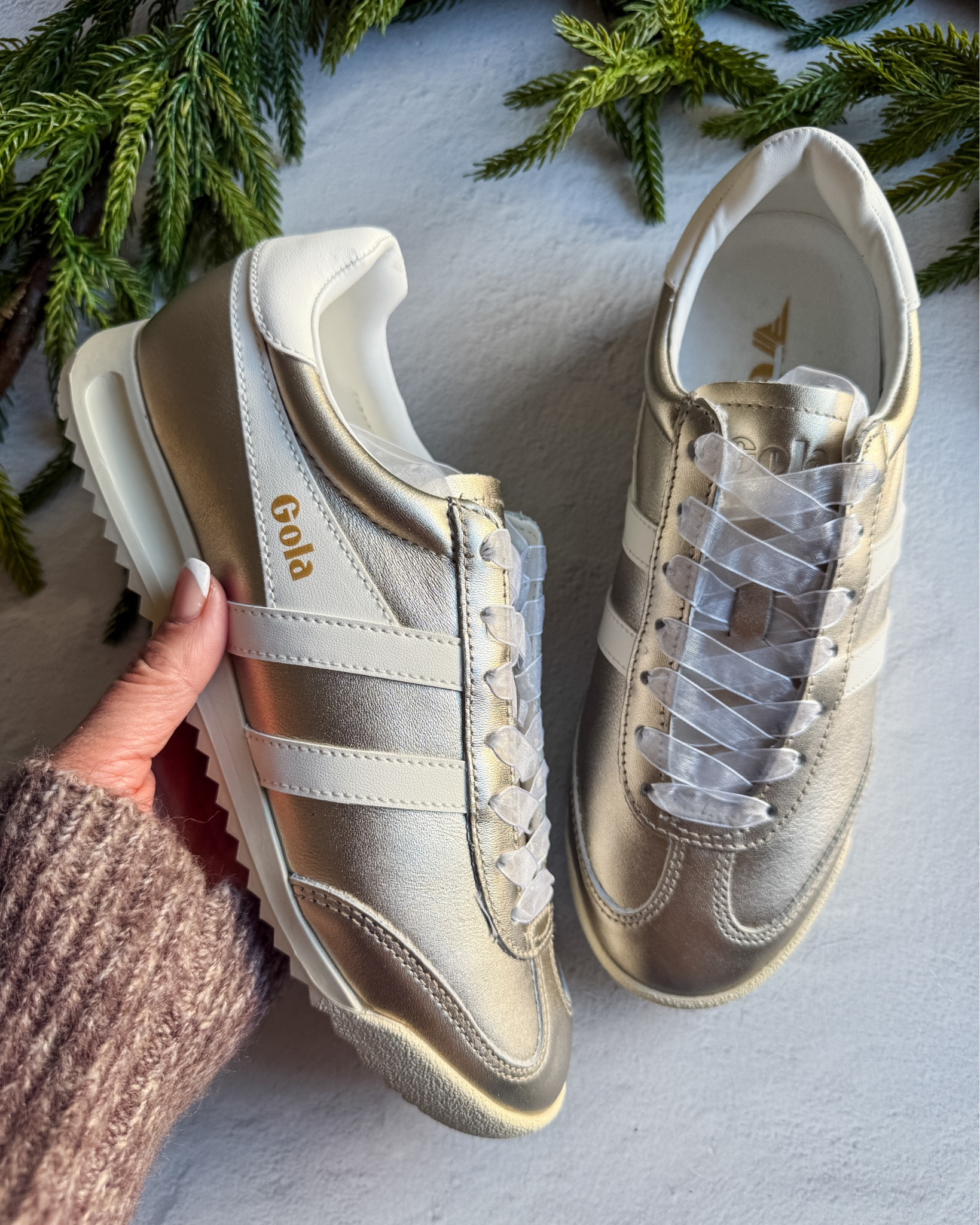 Gola Metallic Lifestyle Sneakers #goldsneakers #fashionsneaker #shoecrush 

 

#LTKActive #LTKMidsize