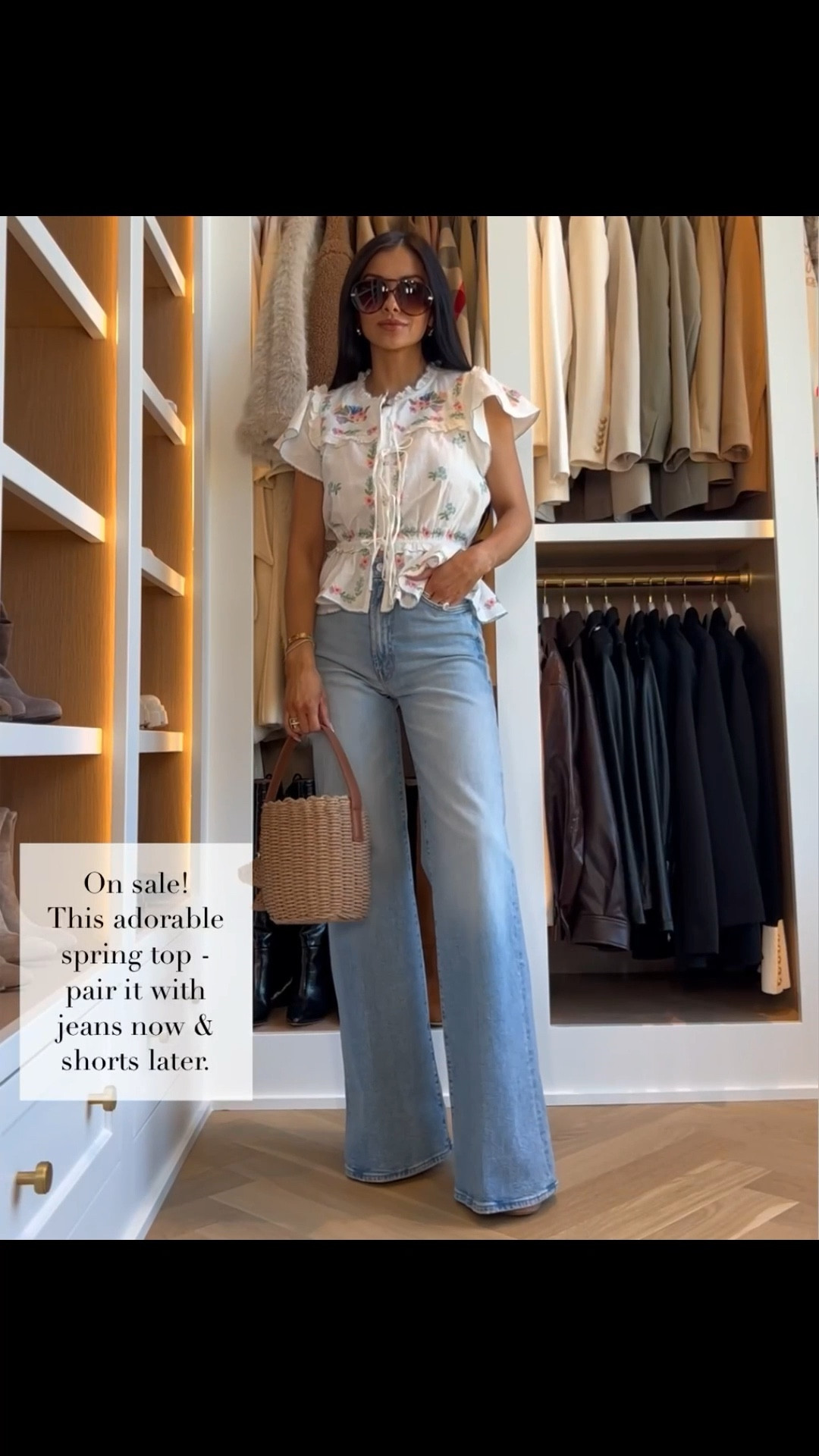 On sale and this adorable top is perfect for spring! 🌸 Such an easy piece to style now with jeans and later with shorts as the weather warms up. A go to for effortless everyday outfits.

Top size XS
Mother jeans wearing a 24 runs TTS

miamiamine spring outfit ideas sale top everyday style Mother jeans casual chic outfits transitional spring outfit wardrobe staples

#LTKootd #LTKSaleAlert #LTKSeasonal